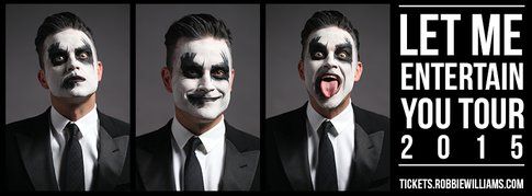Robbie Williams - foto da pagina facebook ufficiale