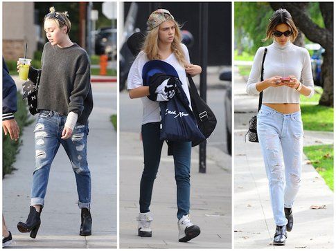 Miley Cyrus, Cara Delevinge e Alessandra Ambrosio scelgono lo stile Normcore per il tempo libero! - - fonte:gettyimages.