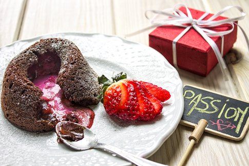 Tortino al cioccolato con cuore fondente