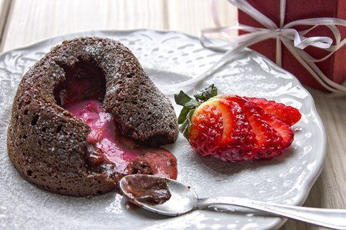 Tortino al cioccolato con cuore fondente