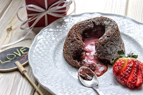 Tortino al cioccolato con cuore fondente