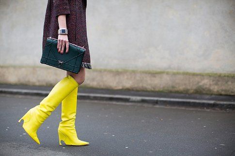 Stivali gialli Dior