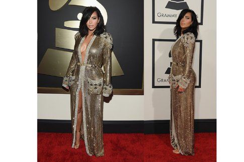 Kim kardashian ai Grammy Awards 2015