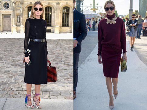 Il look di Olivia Palermo. Foto: Zimbio-Glamour