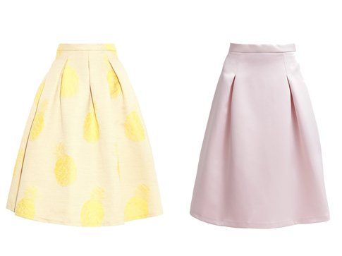 Le midi skirt di MSGM e Miss Selfridge