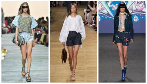 Shorts in denim - collezioni primavera/estate 2015