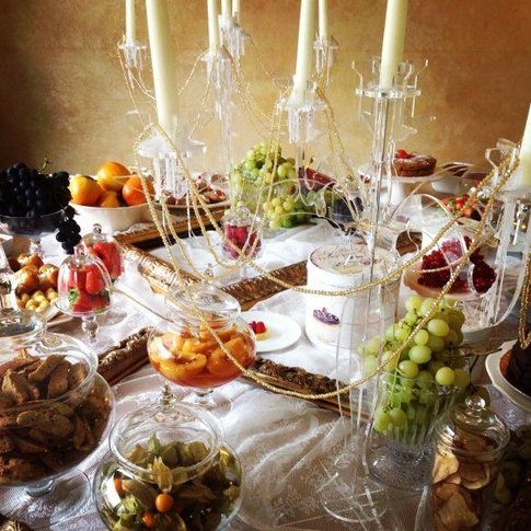 Un buffet ricco per uno Spa Party! - fonte: lefayresorts.com