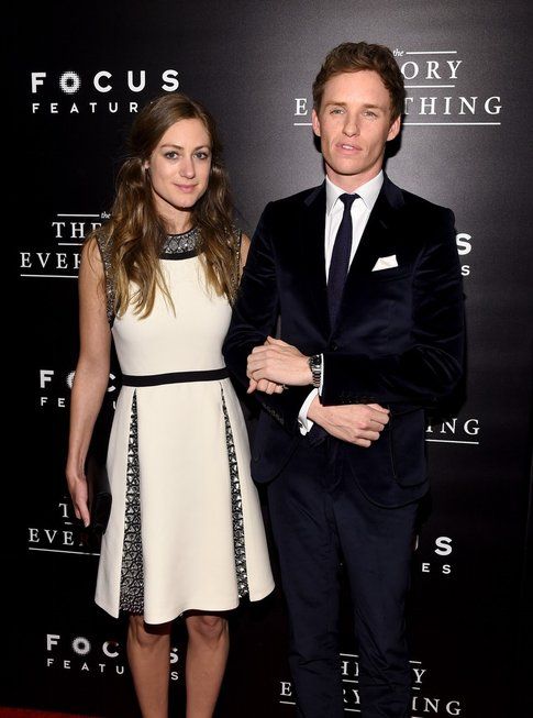 Eddie Redmayne e la moglie Hannh Bagshawe - foto Bustle.com