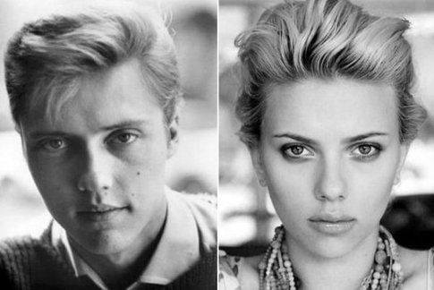 sembrano famosi sosia bigodino johansson