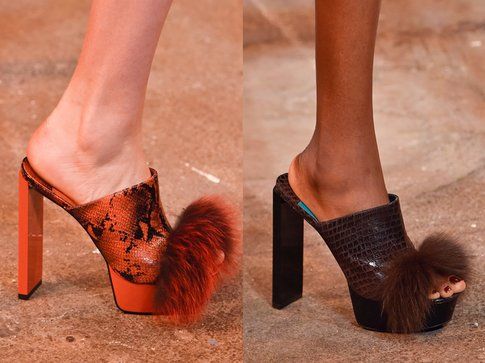 I mules di Christian Siriano per l'autunno-inverno 2015-2016