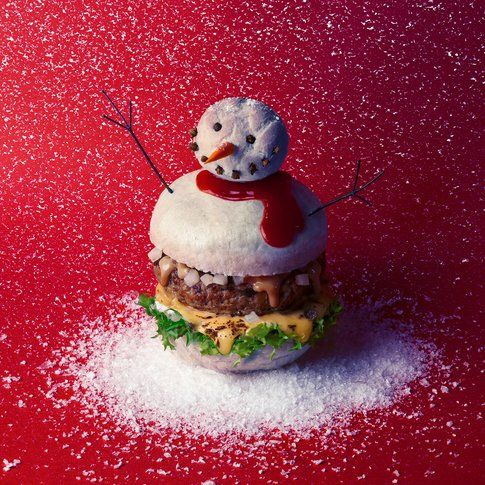 Hamburger Pupazzo di neve