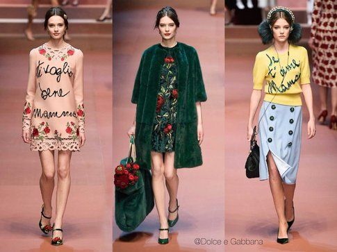 Le proposte colorate di Dolce e Gabbana- fonte elle.it