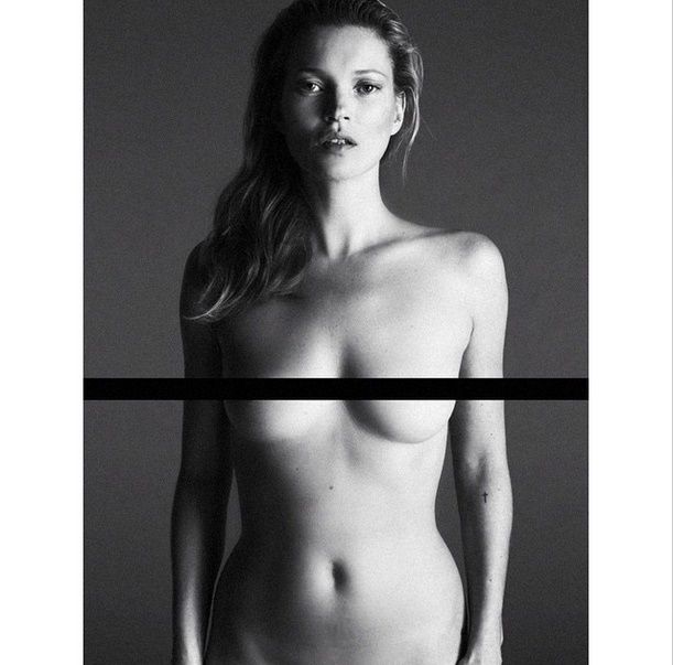 Kate Moss splendida a 40 anni come a 20