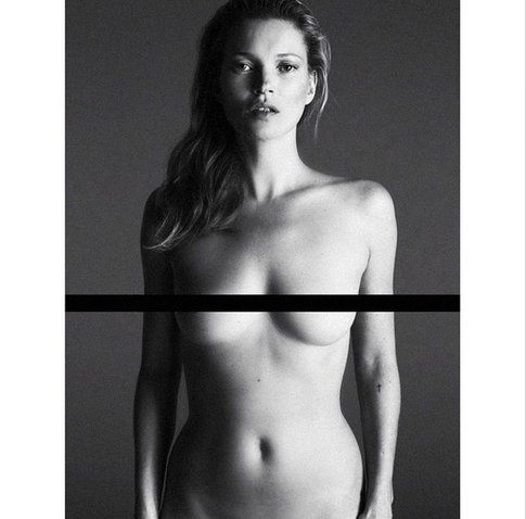 Kate Moss nuda - Fonte: Instagram Mert Alas e Marcus Pigott