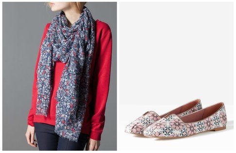 Collezione micro floral print Stradivarius