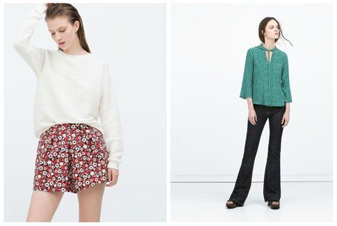 Collezione micro floral print Zara