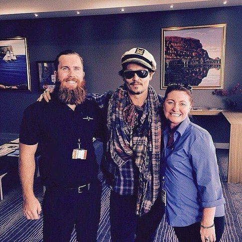 Johnny Depp in Australia - Fonte: Facebook