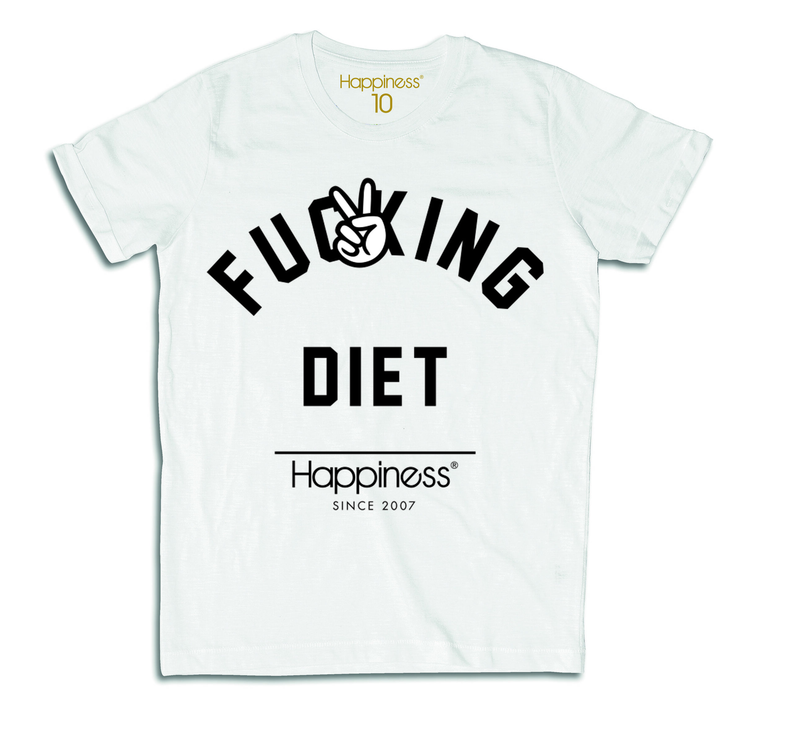 La capsule di tee Happiness dedicata a chi non fa fitness