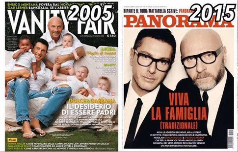 Dolce&Gabbana e la famiglia - Fonte: Twitter