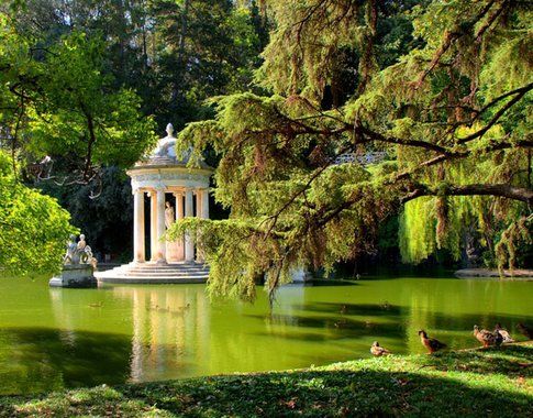 Uno scorcio del Parco di villa Durazzo Pallavicini