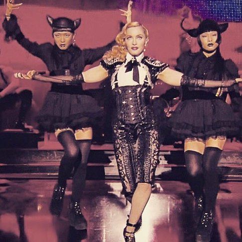 Madonna in concerto - Fonte: Facebook