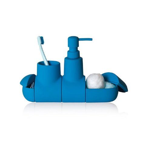 Set da bagno "Submarine" azzurro by Seletti - Mood Concept Store