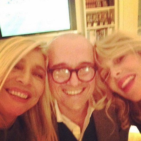 Alfonso Signorini e Mara Venier con Alessia Marcuzzi - Fonte: Facebook