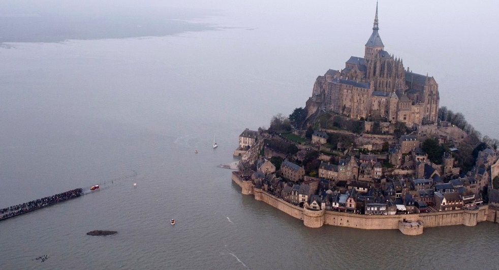 Mont Saint-Michel ritorna un'isola