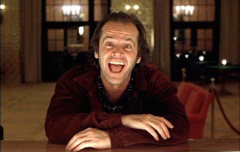 Jack Nicholson in Shining 