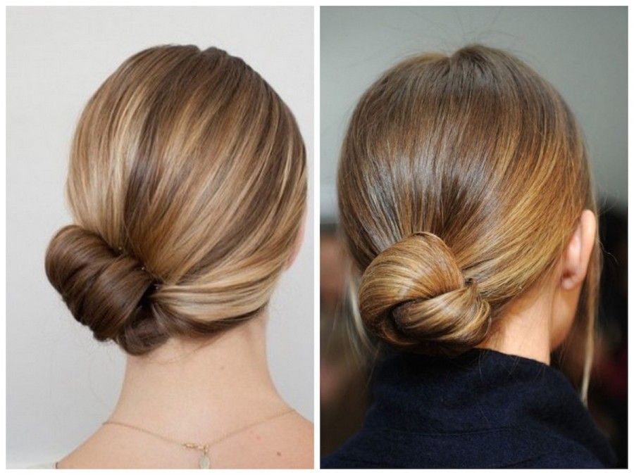 Chignon molto ordinati e classici per un tocco super chic