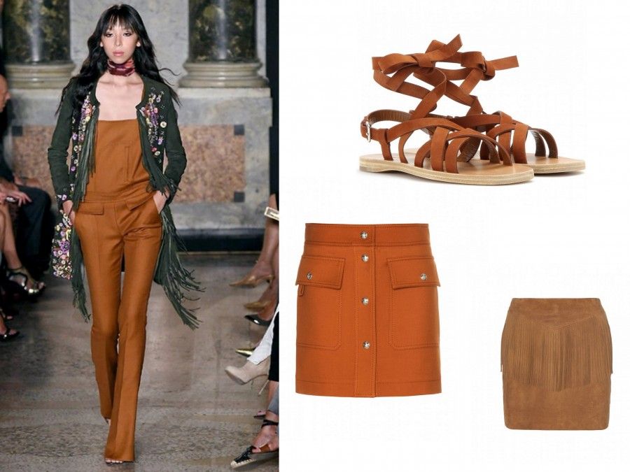 Look Sandstone di Pucci e accessori di Miu Miu, Saint Laurent e Pucci