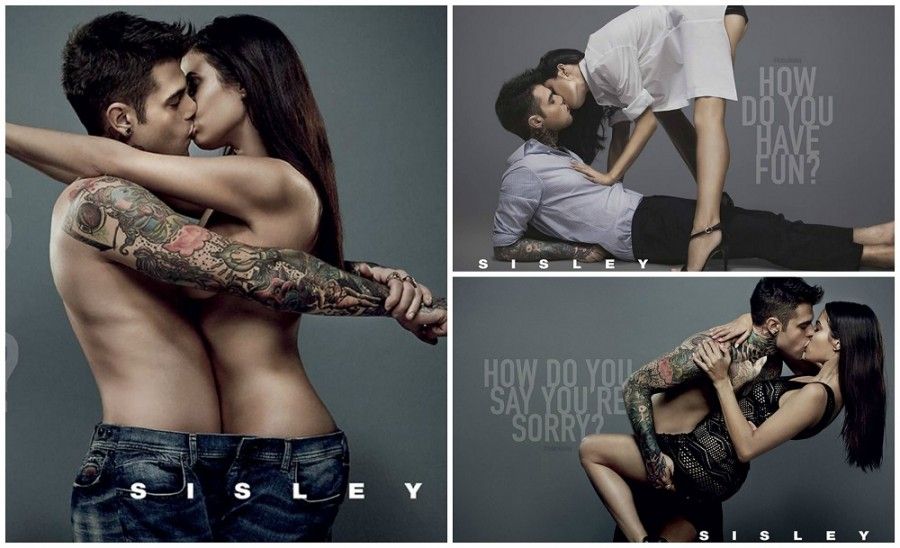 Fedez e Giulia Valentina per Sisley