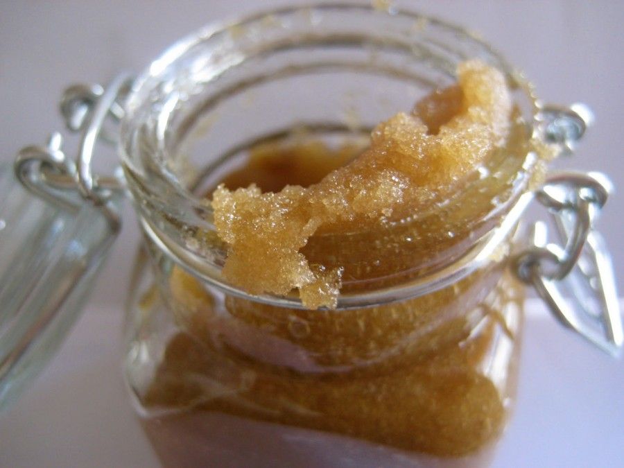 A-Honey-Olive-Oil-and-Sugar-Body-Scrub
