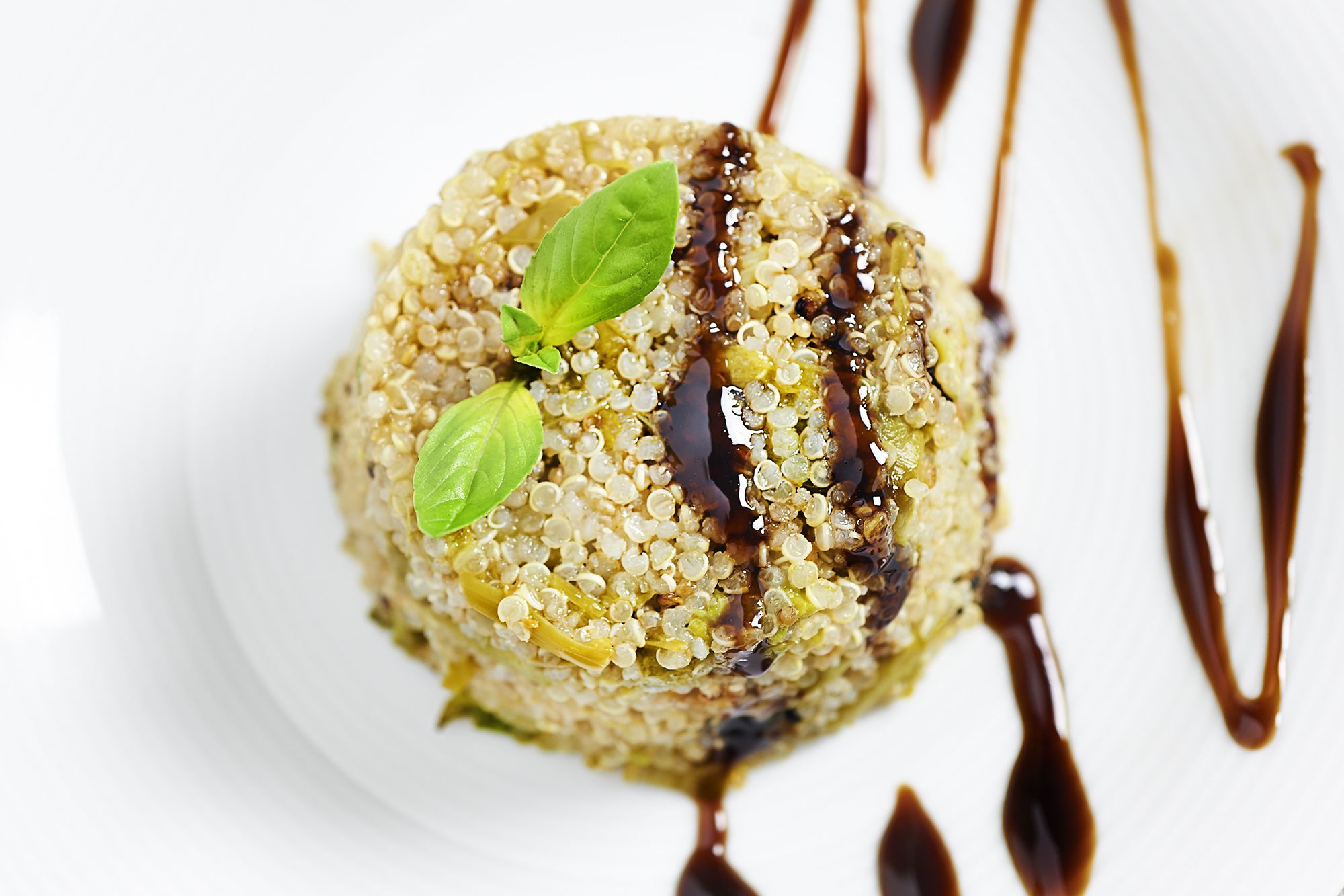 Tortino di quinoa e asparagi