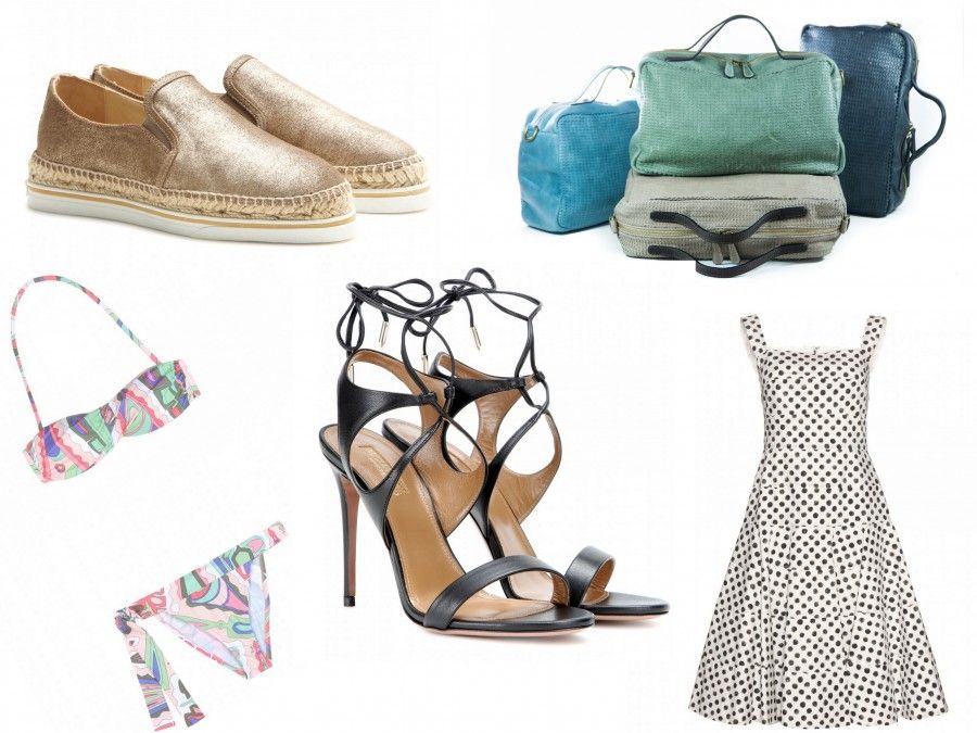 5 must have per quest'estate: espadrillas, borse in pelle, bikini floreali, sandali gladiator e abitini a pois