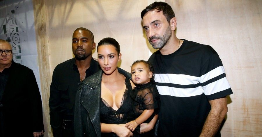 Kim-Kardashian-North-West-Givenchy-Show