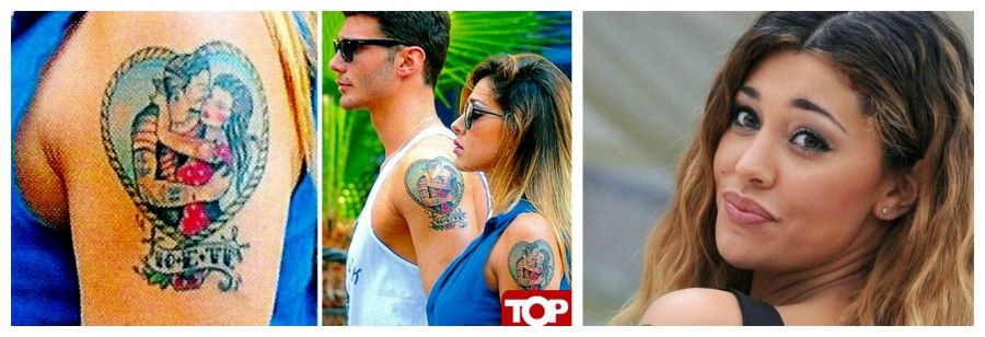 Il tatuaggio di Belen Rodriguez sulla spalla sinistra