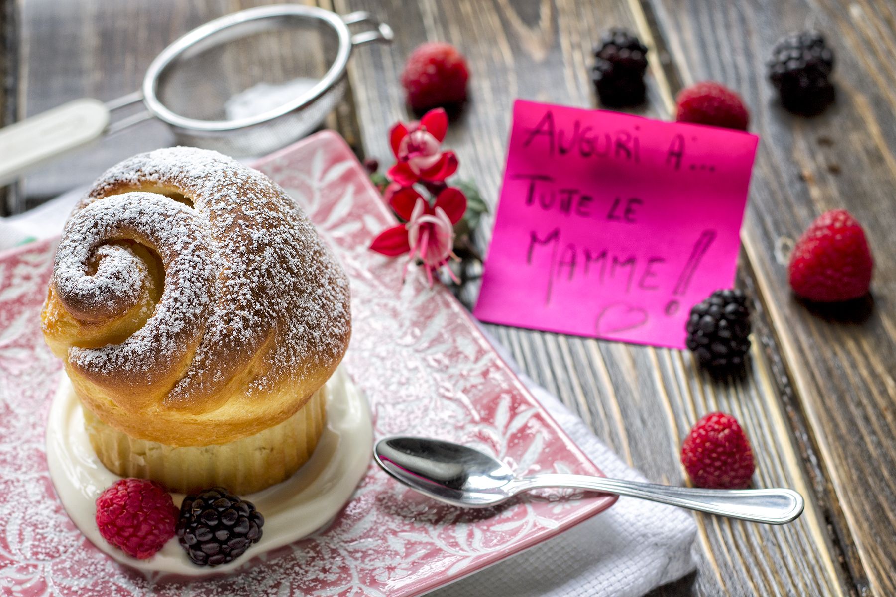 Torta di rose monoporzione