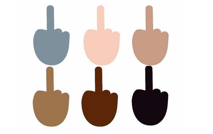 Le emoji col dito medio di Microsoft