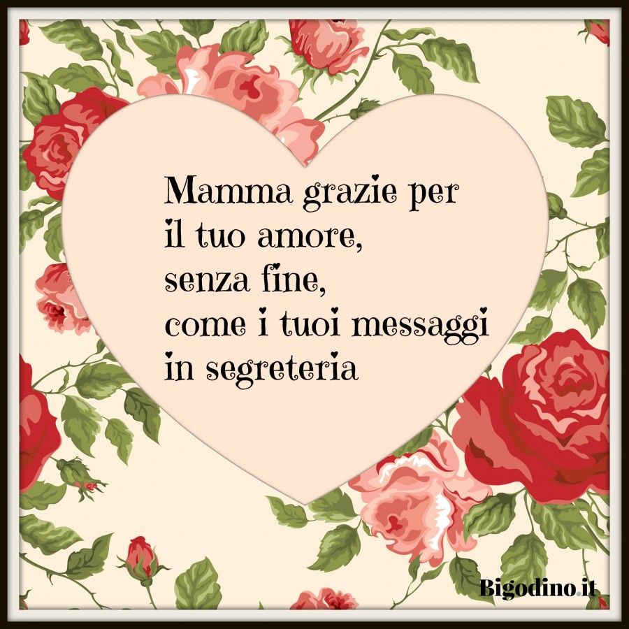 Biglietti di auguri festa della mamma