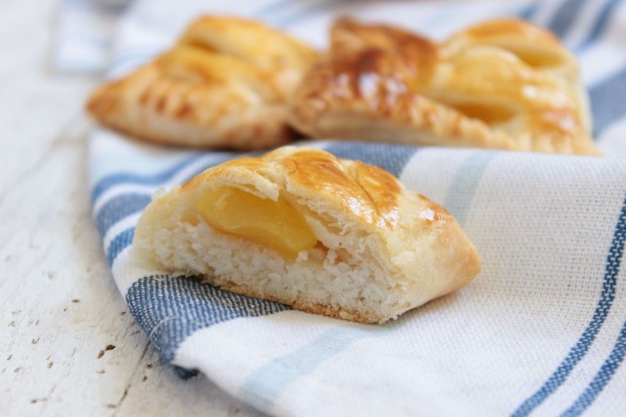 Mini strudel mango e cocco