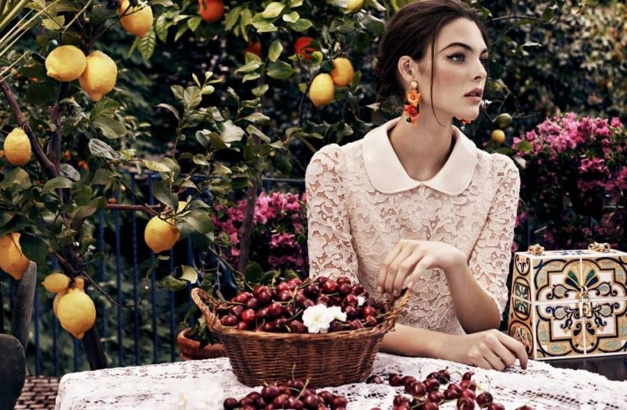 Vittoria Ceretti per Dolce&Gabbana