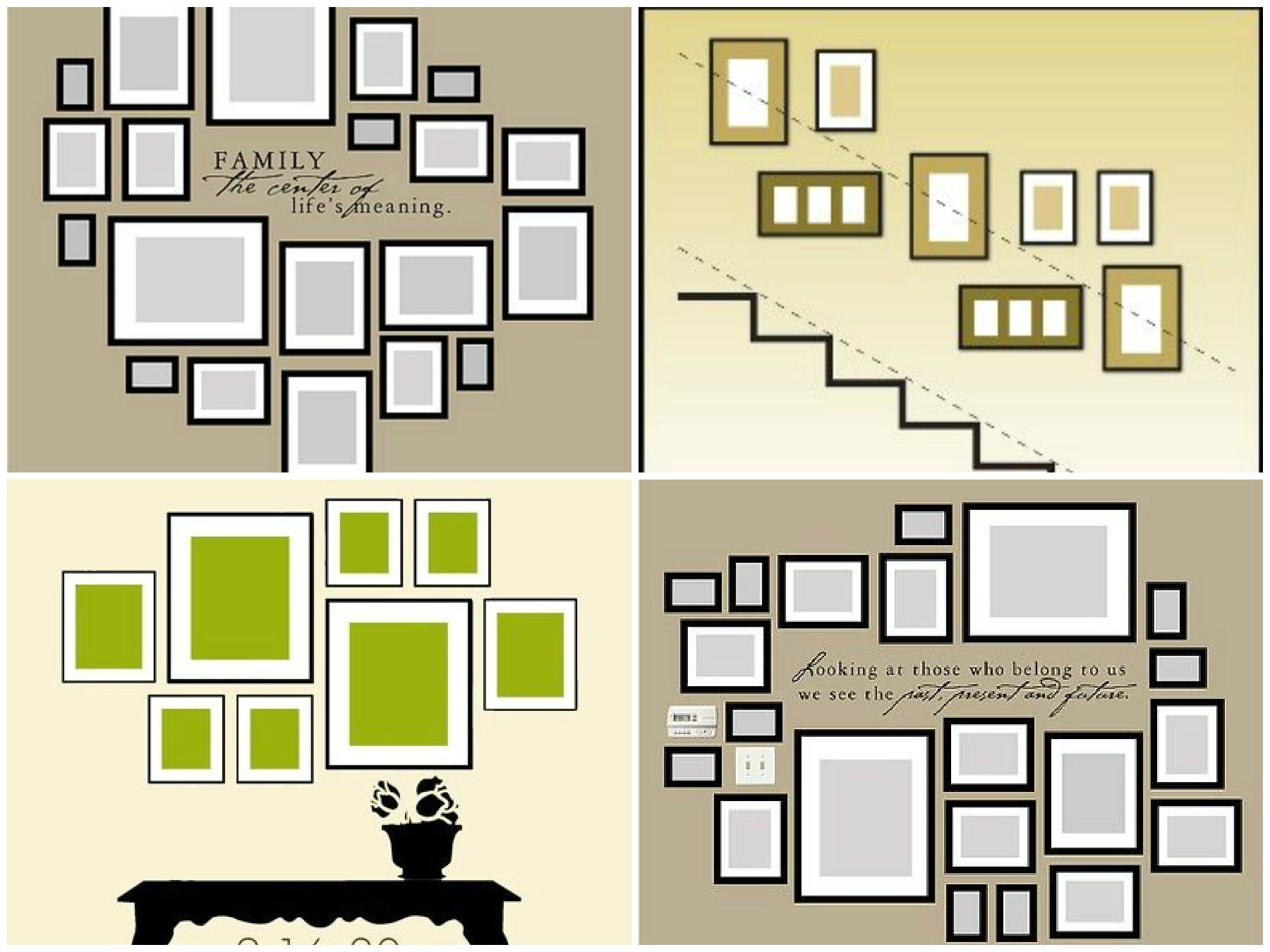 Как правильно разместить картины на стене