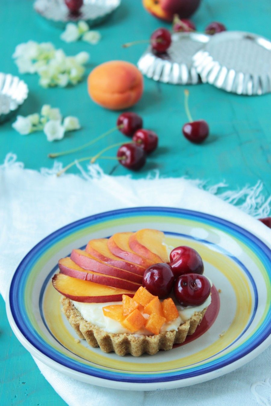 Crostata alla frutta senza cottura