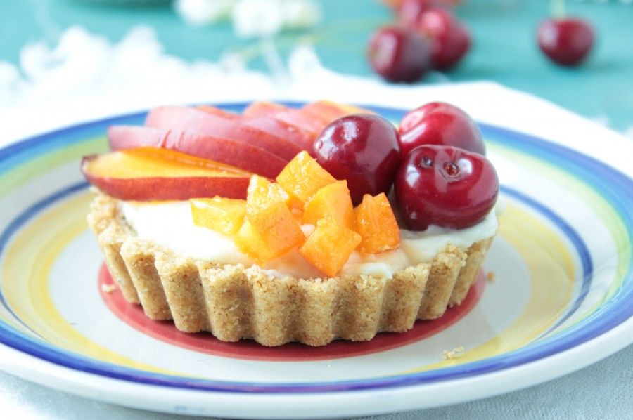 Crostata alla frutta senza cottura