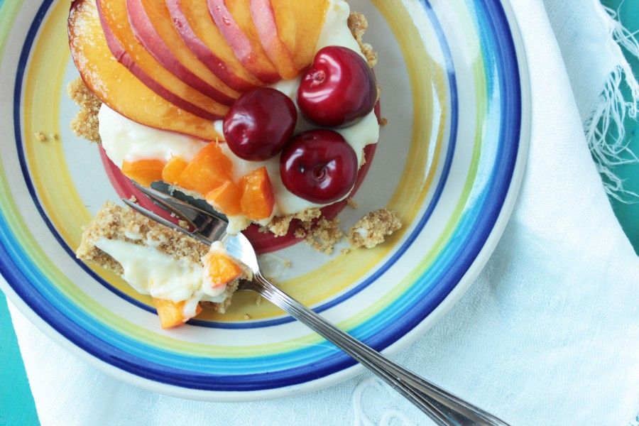 Crostata alla frutta senza cottura