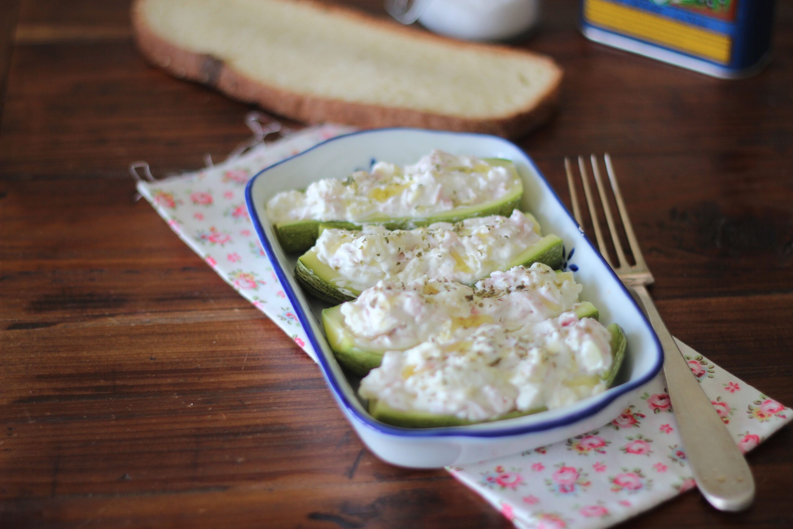 La ricetta delle zucchine ripiene light