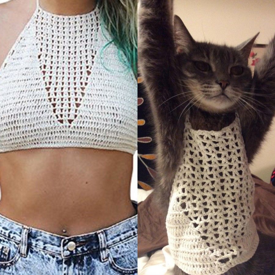Mom-Dresses-Cat-Crochet-Crop-Top