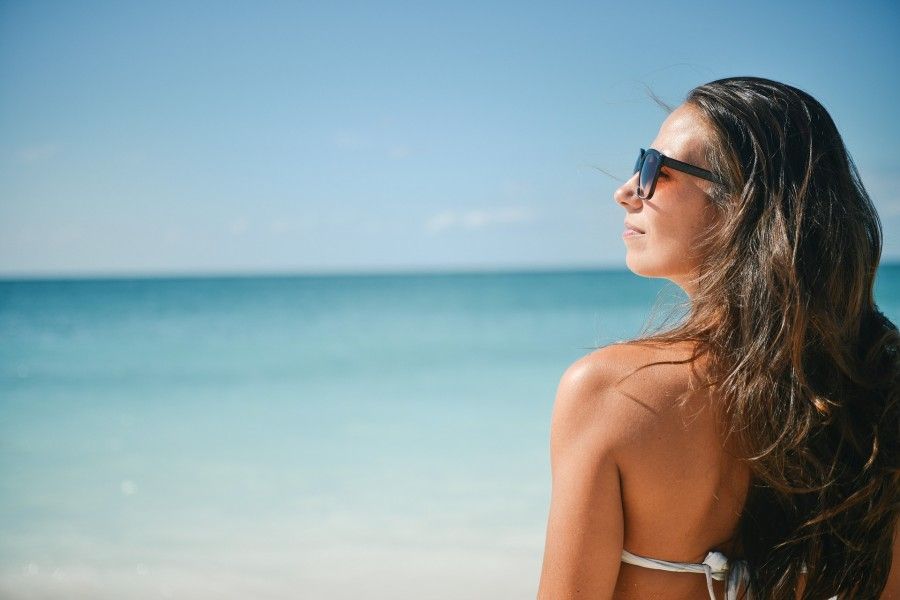 Al mare protette dal bikini