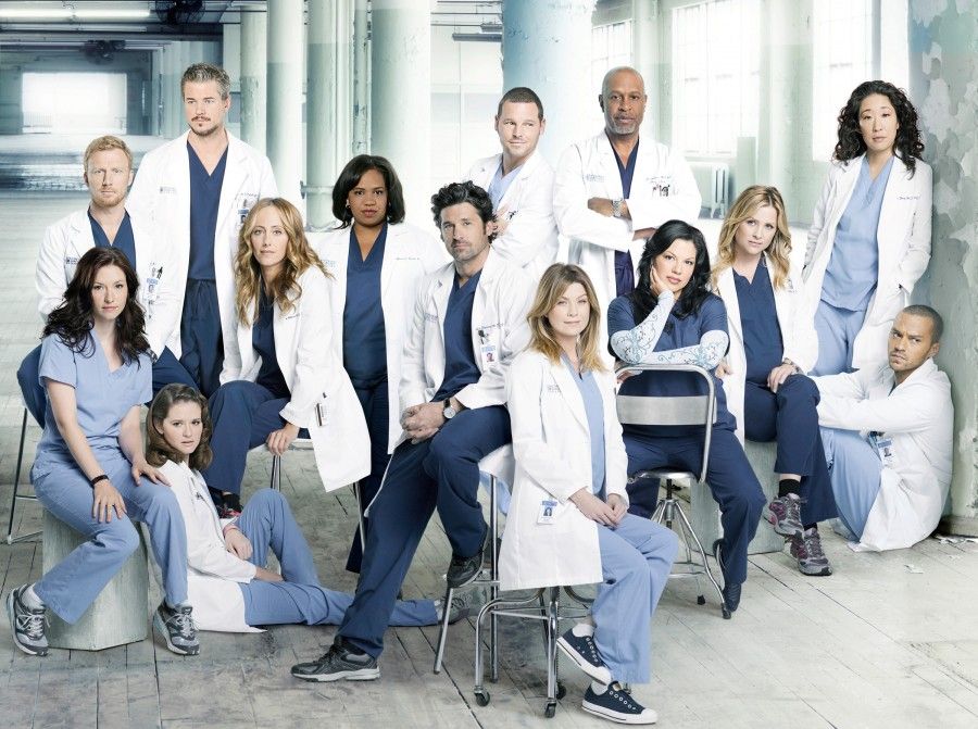 Il cast di Grey's Anatomy al completo